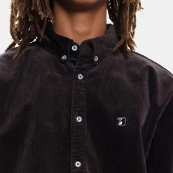 Συμφωνίες 🛒 Πουκάμισα Emerson Ανδρικό Πουκάμισο DARK GREY 🧨 -Εξοδος emerson Κατάστημα emerson men s corduroy shirt 5