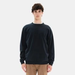 Best Pirce 🛒 Πλεκτά Emerson Ανδρική Πλεκτή Μπλούζα Petrol 🔥