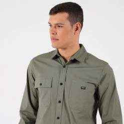 Ολοκαίνουργιο 🎉 Πουκάμισα Emerson Ανδρικό Πουκάμισο OLIVE 🥰 6 Ολοκαίνουργιο 🎉 Πουκάμισα Emerson Ανδρικό Πουκάμισο OLIVE 🥰 -Εξοδος emerson Κατάστημα emerson men s cotton shirt 2