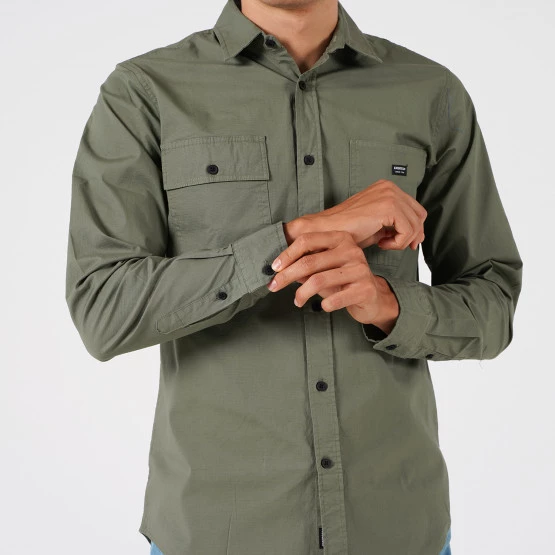 Ολοκαίνουργιο 🎉 Πουκάμισα Emerson Ανδρικό Πουκάμισο OLIVE 🥰 4 Ολοκαίνουργιο 🎉 Πουκάμισα Emerson Ανδρικό Πουκάμισο OLIVE 🥰 - Image 4