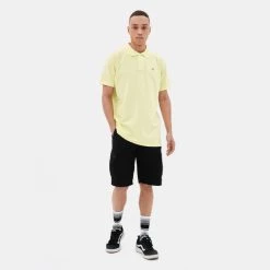 Φτηνός 🤩 Πόλο Τ-shirts Emerson Ανδρικό Πόλο T-Shirt LIME YELLOW 👏 -Εξοδος emerson Κατάστημα emerson men s garment dyed polo 23