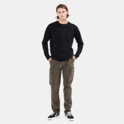 Εξοδος ❤️ Ανδρικά Cargo & Chinos Παντελόνια & Σορτς Emerson Men's Garment Dyed Stretch Cargo Pants OLIVE ⭐ -Εξοδος emerson Κατάστημα emerson men s garment dyed stretch cargo pants 7