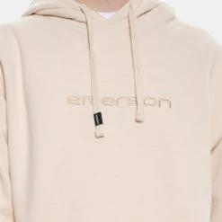 Προϋπολογισμός ✔️ Μπλούζες με Κουκούλα Emerson Ανδρική Μπλούζα με Κουκούλα ECRU 🎁 -Εξοδος emerson Κατάστημα emerson men s hooded sweat 19