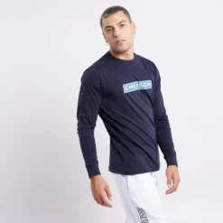 Νέος 🌟 Μπλούζα μακρύ μανίκι Emerson Ανδρική Μπλούζα με Μακρύ Μανίκι NAVY BLUE ✔️ -Εξοδος emerson Κατάστημα emerson men s l s t shirt 37