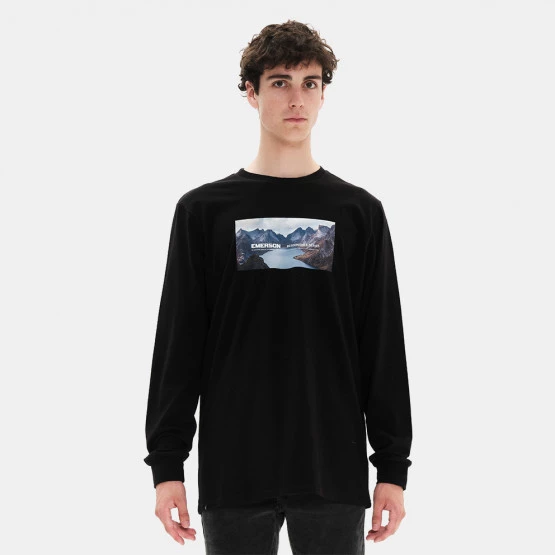 Νέος ✔️ Μπλούζα μακρύ μανίκι Emerson Ανδρική Μπλούζα Με Μακρύ Μανίκι BLACK 🥰 1 Νέος ✔️ Μπλούζα μακρύ μανίκι Emerson Ανδρική Μπλούζα Με Μακρύ Μανίκι BLACK 🥰