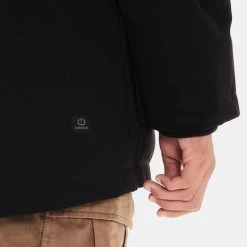 Εκπτωση 🎁 Emerson Ανδρικό Παρκά Μπουφάν Με Κουκούλα T8 BLACK 🛒 -Εξοδος emerson Κατάστημα emerson men s long jacket with fur on hood 2