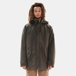 Best Pirce ✔️ Μπουφάν Emerson Ανδρικό Παρκά Μπουφάν OLIVE ⭐