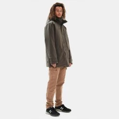 Best Pirce ✔️ Μπουφάν Emerson Ανδρικό Παρκά Μπουφάν OLIVE ⭐ -Εξοδος emerson Κατάστημα emerson men s long jacket with hood 4