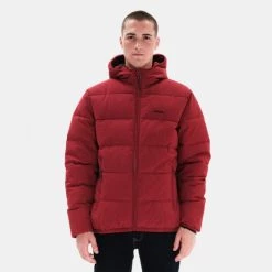 Πολύ καλή προσφορά 👏 Μπουφάν Emerson Down Hooded Puffer Ανδρικό Μπουφάν D.RED 😍