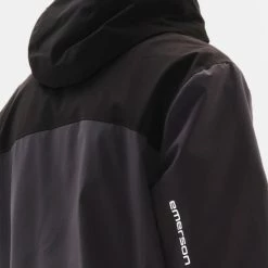 Φτηνός ❤️ Μπουφάν Emerson Bomber Ανδρικό Μπουφάν Ebony/Black ❤️ -Εξοδος emerson Κατάστημα emerson men s ribbed jacket with hood 8