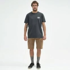 Εκπτωση 💯 T-Shirts | Μπλούζα κοντό μανίκι Emerson Garment Dyed Ανδρική Μπλούζα OFF BLACK 🥰 -Εξοδος emerson Κατάστημα emerson men s s s garment dyed t shirt 8