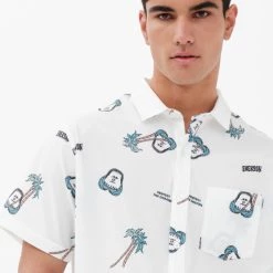 Εκπτωση 🎉 Κοντομάνικα Πουκάμισα Emerson Ανδρικό Κοντομάνικο Πουκάμισο PR 283 WHITE 🎁 -Εξοδος emerson Κατάστημα emerson men s s s shirt 2