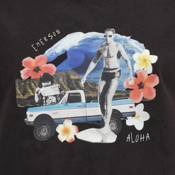 Ολοκαίνουργιο 👍 T-Shirts | Μπλούζα κοντό μανίκι Emerson Ανδρική Μπλούζα BLACK 🤩 -Εξοδος emerson Κατάστημα emerson men s s s t shirt 147