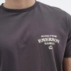 Η καλύτερη συμφωνία 👏 T-Shirts | Μπλούζα κοντό μανίκι Emerson Ανδρική Μπλούζα OFF BLACK 🎉 -Εξοδος emerson Κατάστημα emerson men s s s t shirt 190