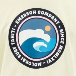 Flash Sale 💯 T-Shirts | Μπλούζα κοντό μανίκι Emerson Ανδρικό T-Shirt L.YELLOW 😍 -Εξοδος emerson Κατάστημα emerson men s s s t shirt 30