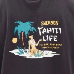 Η καλύτερη συμφωνία 👍 T-Shirts | Μπλούζα κοντό μανίκι Emerson Ανδρικό T-Shirt OFF BLACK 🌟 -Εξοδος emerson Κατάστημα emerson men s s s t shirt 39