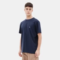 Φτηνός 😍 T-Shirts | Μπλούζα κοντό μανίκι Emerson Ανδρικό T-Shirt NAVY BLUE 💯 -Εξοδος emerson Κατάστημα emerson men s s s t shirt 56