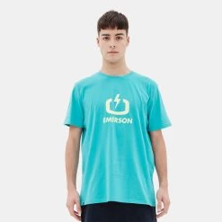 Προώθηση 🎁 T-Shirts | Μπλούζα κοντό μανίκι Emerson Ανδρικό T-Shirt TURQUOISE 😀