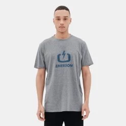 Ολοκαίνουργιο 🌟 T-Shirts | Μπλούζα κοντό μανίκι Emerson Ανδρικό T-Shirt D.GREY ML 🥰