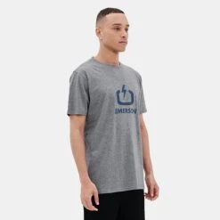 Ολοκαίνουργιο 🌟 T-Shirts | Μπλούζα κοντό μανίκι Emerson Ανδρικό T-Shirt D.GREY ML 🥰 -Εξοδος emerson Κατάστημα emerson men s s s t shirt 75