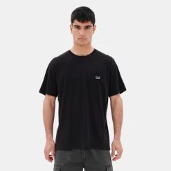 Flash Sale 🎁 T-Shirts | Μπλούζα κοντό μανίκι Emerson Pocket Logo Ανδρικό T-Shirt Black 🌟