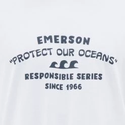 Προϋπολογισμός 🌟 T-Shirts | Μπλούζα κοντό μανίκι Emerson Ανδρικό T-shirt WHITE 🛒 -Εξοδος emerson Κατάστημα emerson men s s s t shirt 97