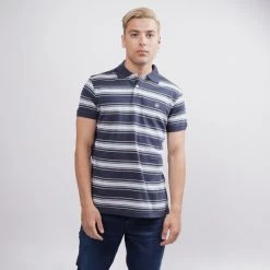 Κουπόνι 😉 Πόλο Τ-shirts Emerson Ανδρικό Polo T-Shirt PR 180 NAVY BLUE 🎉