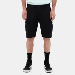 Το φθηνότερο 🌟 Ανδρικά Cargo & Chinos Παντελόνια & Σορτς Emerson Stretch Ανδρικό Cargo Σορτς Black 🛒