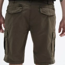 Προώθηση 🌟 Ανδρικά Cargo & Chinos Παντελόνια & Σορτς Emerson Stretch Ανδρικό Cargo Σορτς OLIVE 👏 -Εξοδος emerson Κατάστημα emerson men s stretch cargo short pants 75