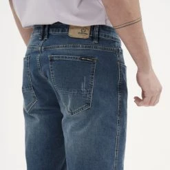 Flash Sale ⌛ Τζιν Σορτς/Βερμούδες Emerson Stretch Denim Ανδρικό Σορτς MIDDLE BLUE 💯 -Εξοδος emerson Κατάστημα emerson men s stretch denim short pants 18