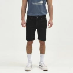 Φτηνός ⌛ Τζιν Σορτς/Βερμούδες Emerson Stretch Ανδρικό Σορτς BLACK 🥰