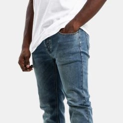 Πολύ καλή προσφορά 🎉 Jeans Emerson Ανδρικό Τζιν Παντελόνι MIDDLE BLUE 👍 -Εξοδος emerson Κατάστημα emerson men s stretched denim pants 2