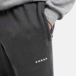 Πολύ καλή προσφορά 🛒 Φόρμες Emerson Ανδρική Φόρμα OFF BLACK 😀 -Εξοδος emerson Κατάστημα emerson men s sweat pants 41