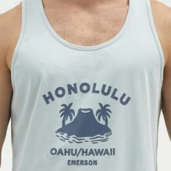 Συμφωνίες 🧨 Αμάνικα T-shirts Emerson Ανδρική Αμάνικη Μπλούζα PISTACHIO 🥰 -Εξοδος emerson Κατάστημα emerson men s tank top 22