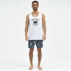 Προϋπολογισμός 😉 Αμάνικα T-shirts Emerson Ανδρική Αμάνικη Μπλούζα WHITE 😀 -Εξοδος emerson Κατάστημα emerson men s tank top 38