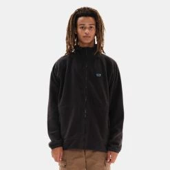 Εξοδος 🔥 Ζακέτες Emerson Fleece Ανδρικό Μπουφάν EBONY 😍