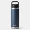 Φτηνός 🥰 YETI Rambler Μπουκάλι Θερμός 769ml NAVY 🌟