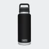 Flash Sale 😉 YETI Rambler Μπουκάλι Θερμός 1065ml BLACK 🎉