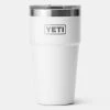 Συμφωνίες 🔔 YETI Single Stackable Ποτήρι Θερμός 475ml WHITE 👍