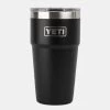 Προώθηση 🛒 YETI Single Stackable Ποτήρι Θερμός 475ml Black 🎁